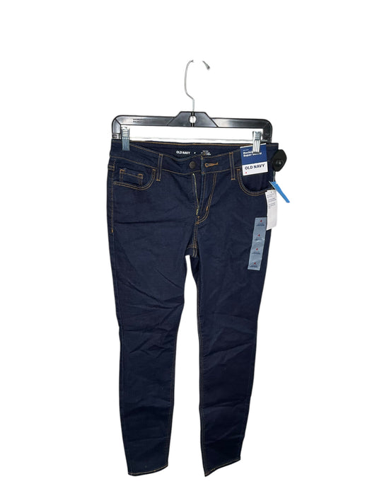 Jeans Skinny By Old Navy In Blue Denim, Size: 4