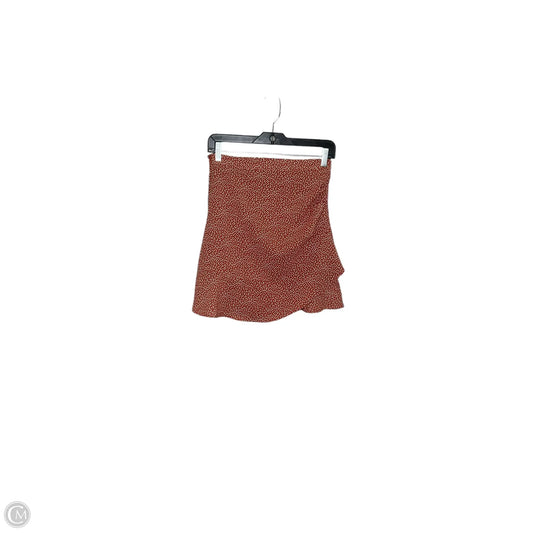 Skirt Mini & Short By Altard State In Orange, Size: S