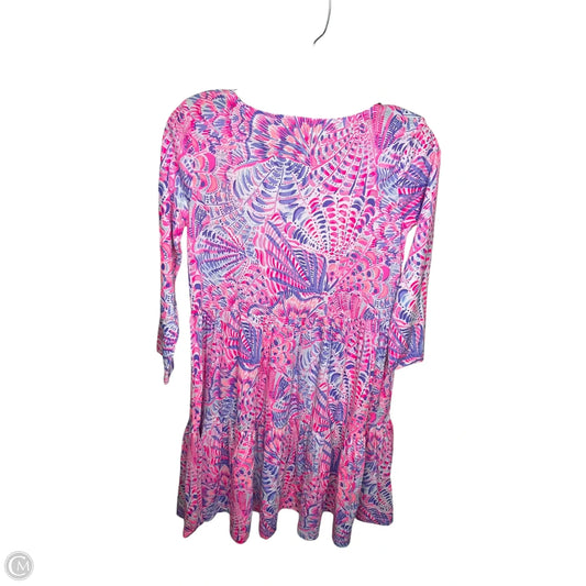 Dress Designer By Lilly Pulitzer In Pink & Purple, Size: Xs