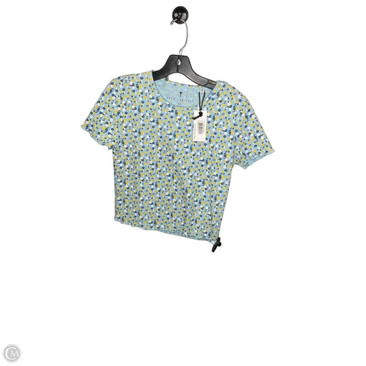Top Short Sleeve By Clothes Mentor In Floral Print, Size: M