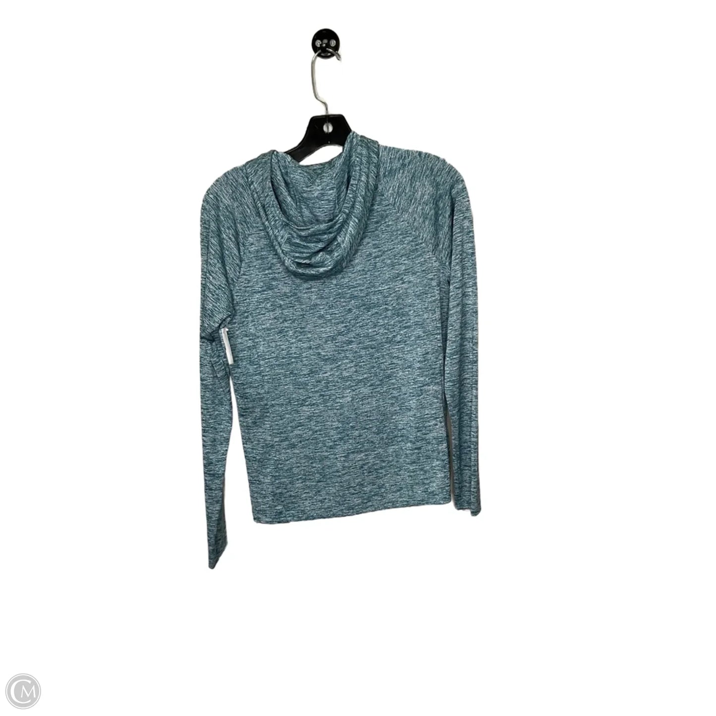 Athletic Top Long Sleeve Hoodie By Under Armour In Blue, Size: S