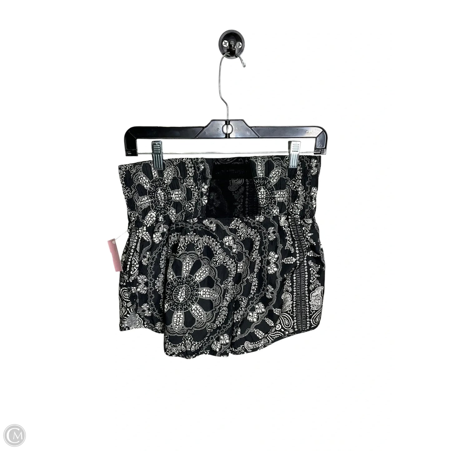 Athletic Shorts By Free People In Black & Cream, Size: M