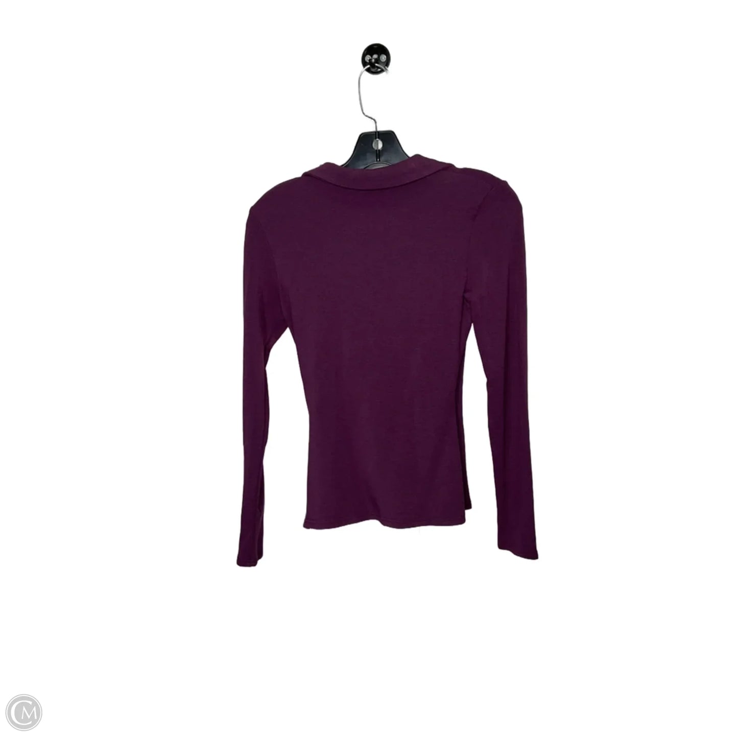 Athletic Top Long Sleeve Collar By Clothes Mentor In Purple, Size: Xs