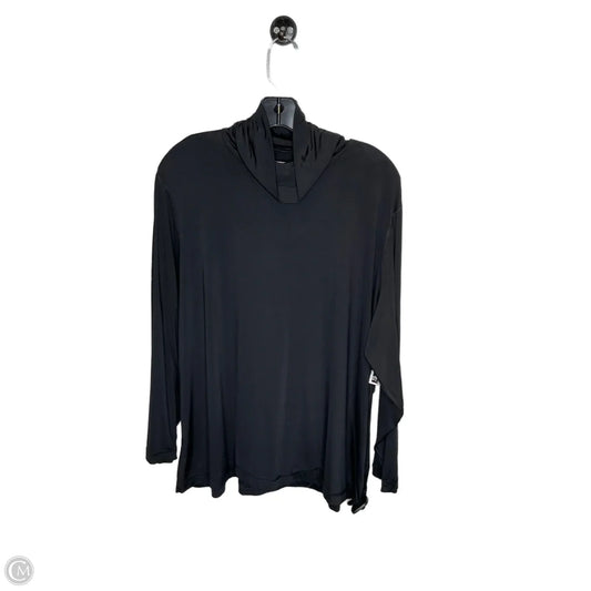 Top Long Sleeve Basic By Lands End In Black, Size: 3x