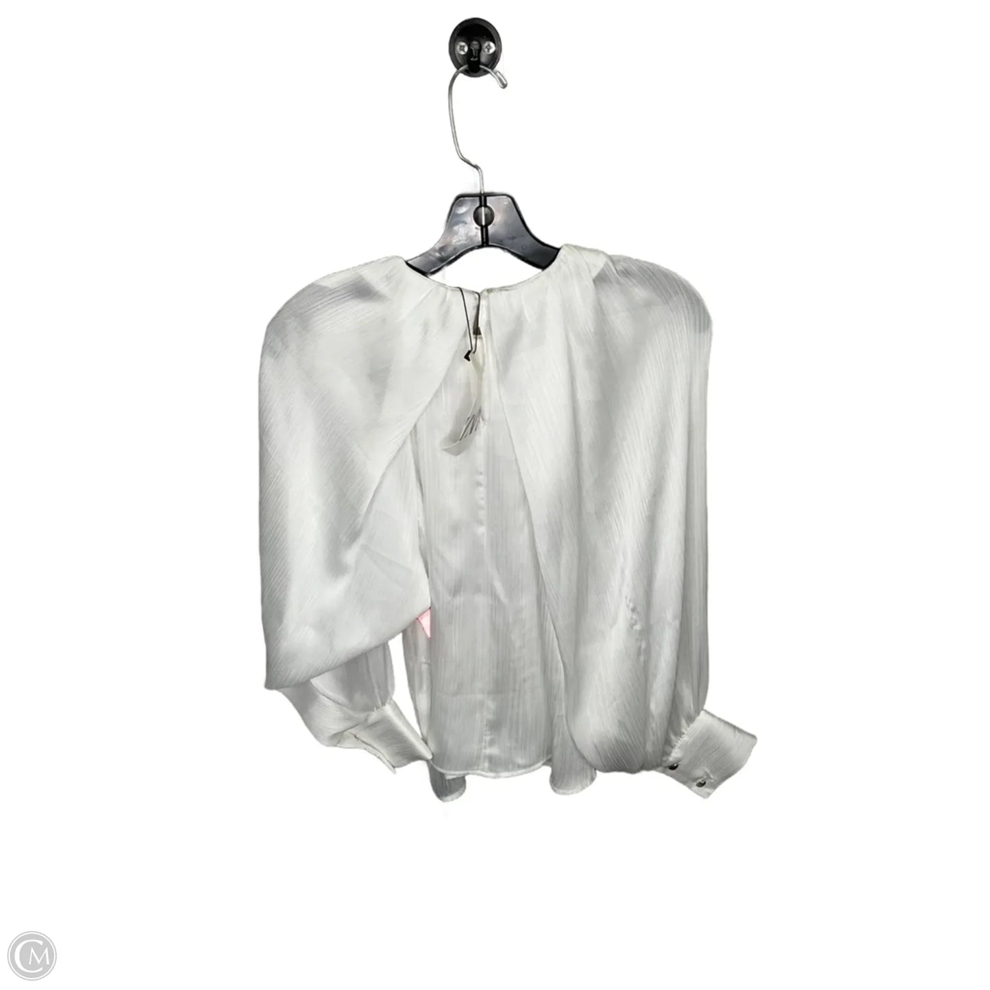Top Long Sleeve By Zara In White, Size: Xs