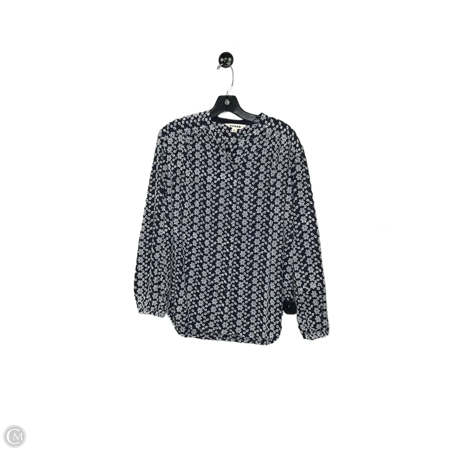 Top Long Sleeve By Boden In Blue, Size: S