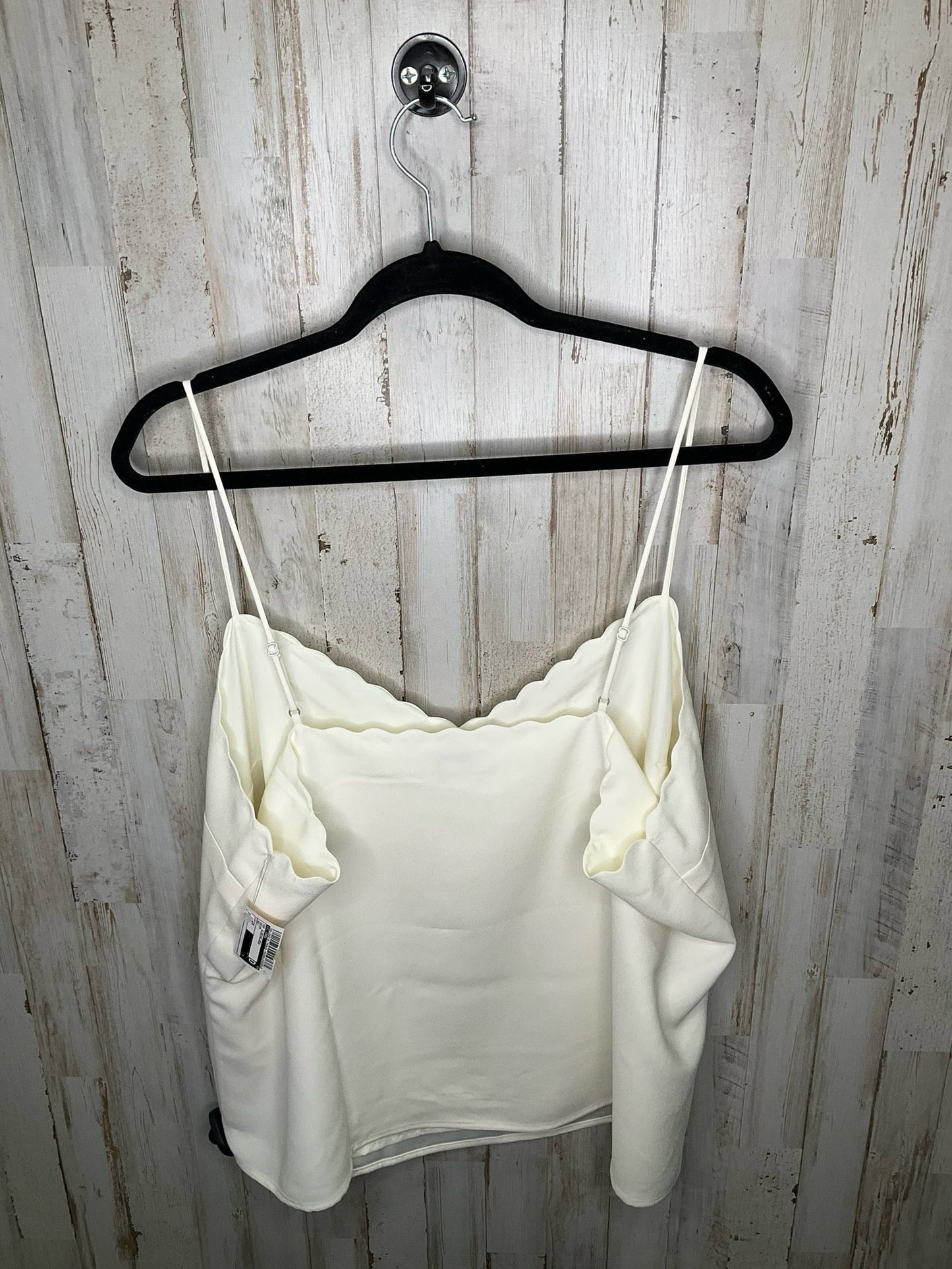 Cream Top Sleeveless J. Crew, Size 2x