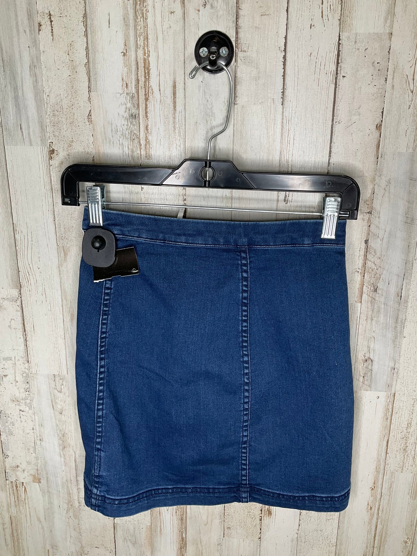 Blue Denim Skirt Mini & Short Free People, Size 0