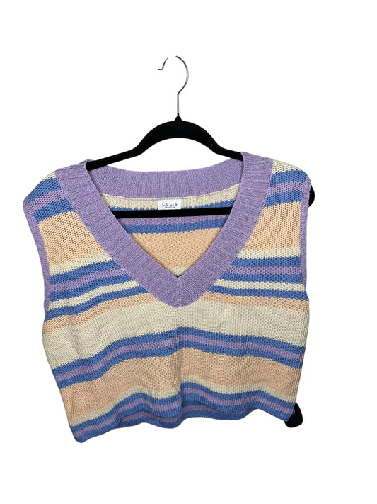 Vest Sweater By Le Lis In Multi-colored, Size: S