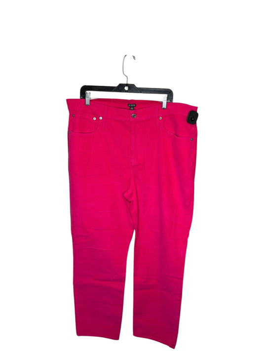 Pants Corduroy By J. Crew In Pink, Size: 20