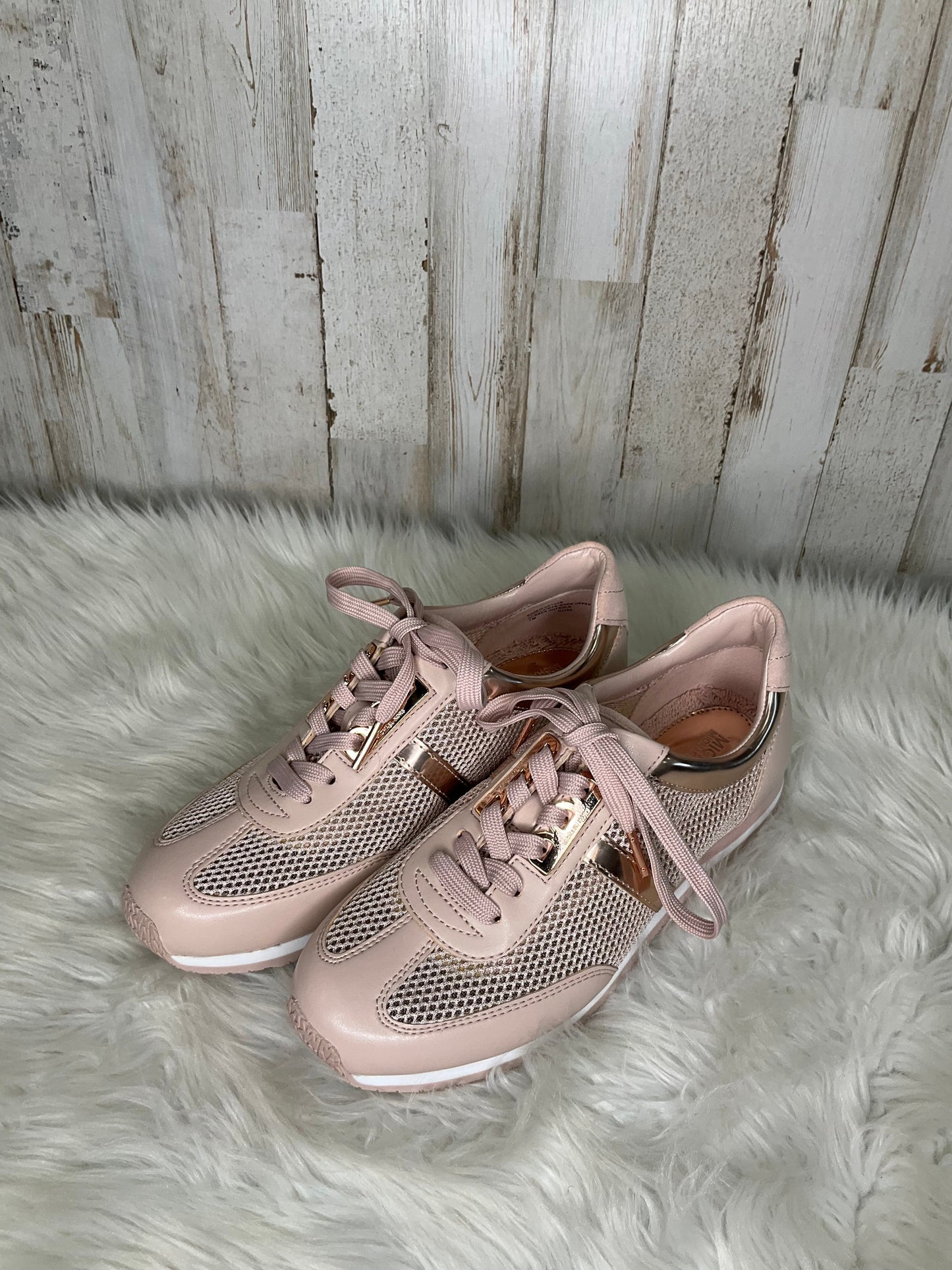 Rose Gold Shoes Sneakers Michael By Michael Kors, Size 7