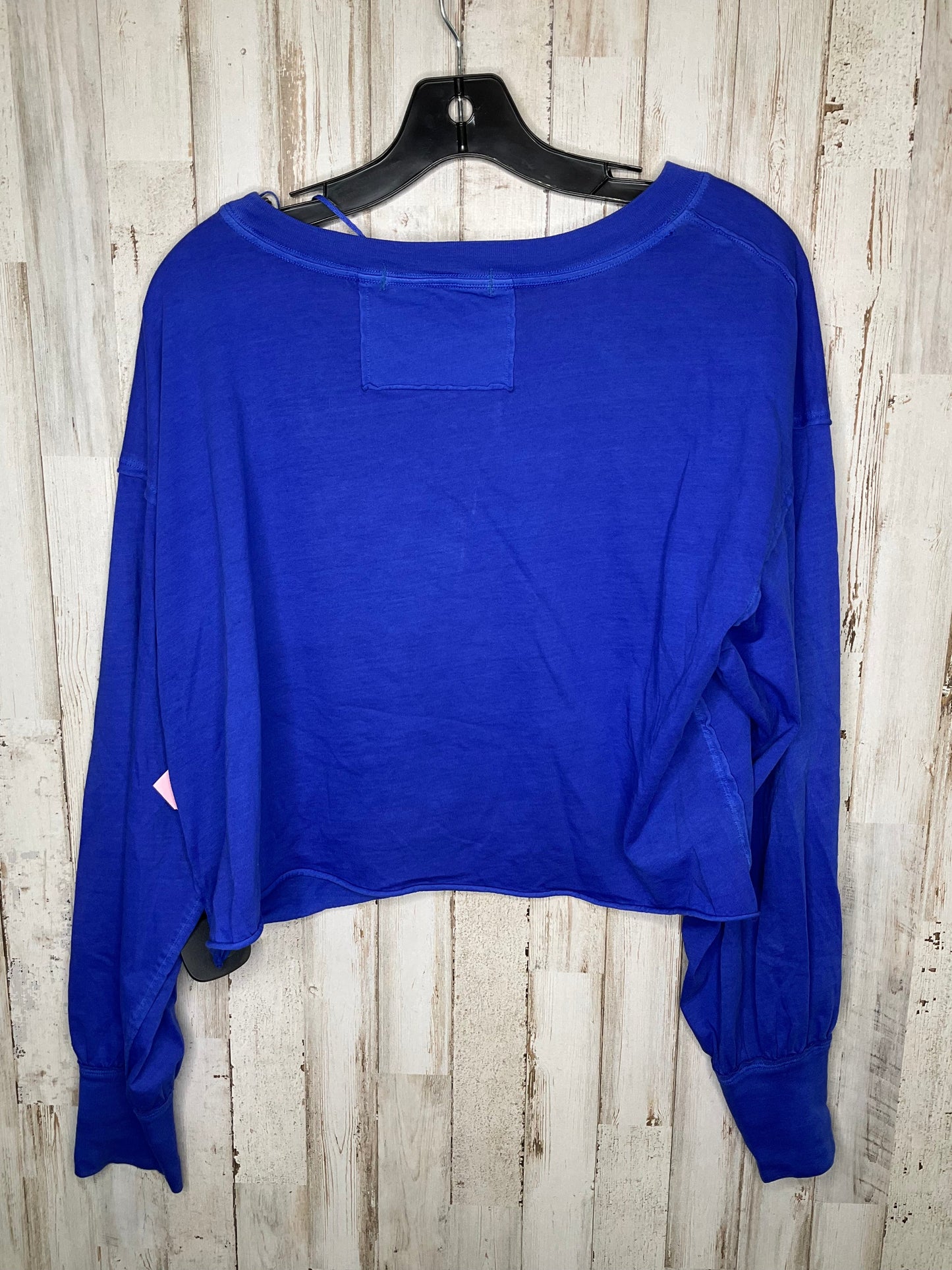 Blue Top Long Sleeve Free People, Size S