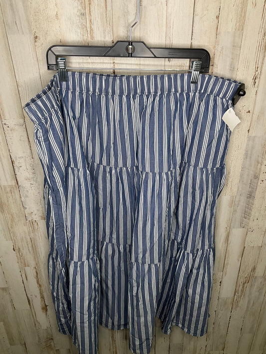 Striped Pattern Skirt Maxi Old Navy, Size 3x