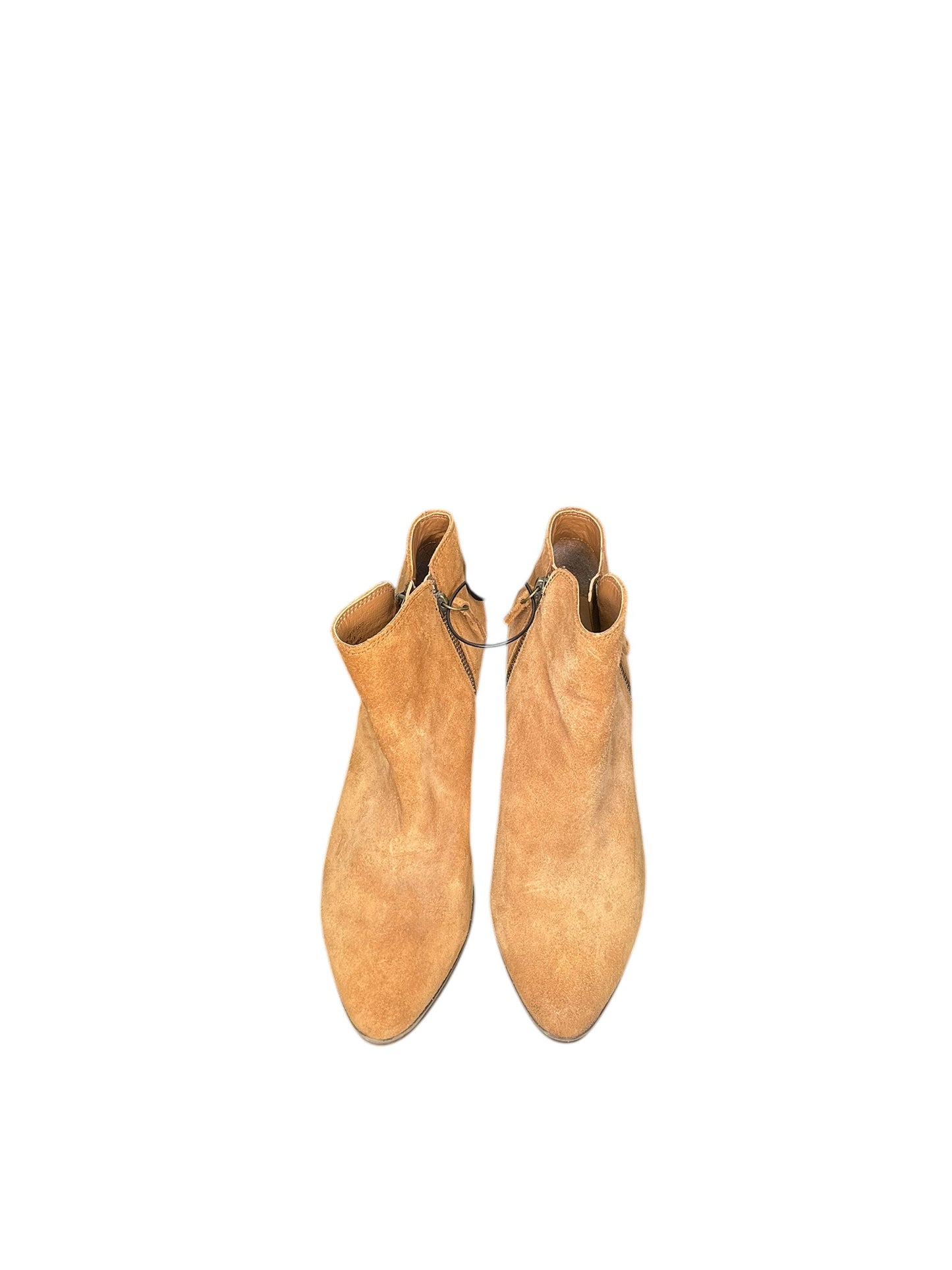 Boots Ankle Heels By Frye In Brown, Size: 7.5