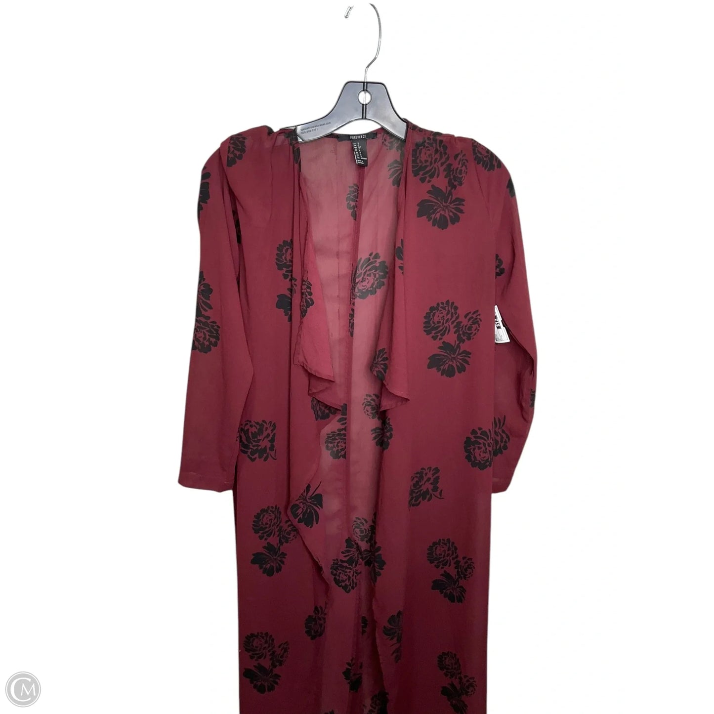 Kimono By Forever 21 In Red, Size: S