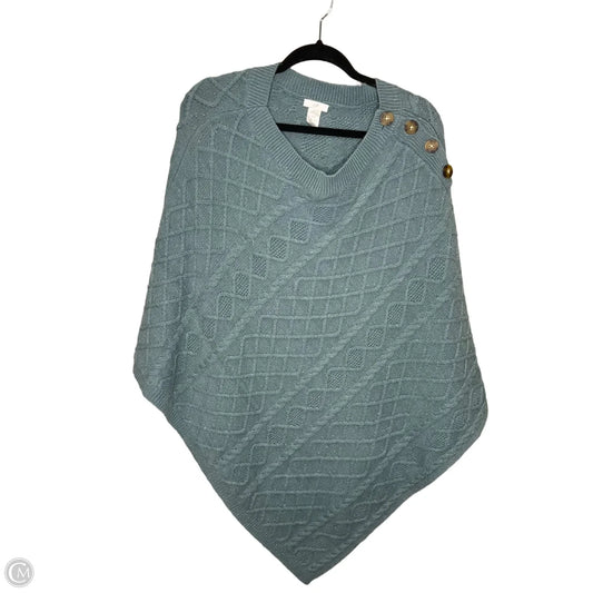 Poncho By J. Jill In Blue, Size: Osfm