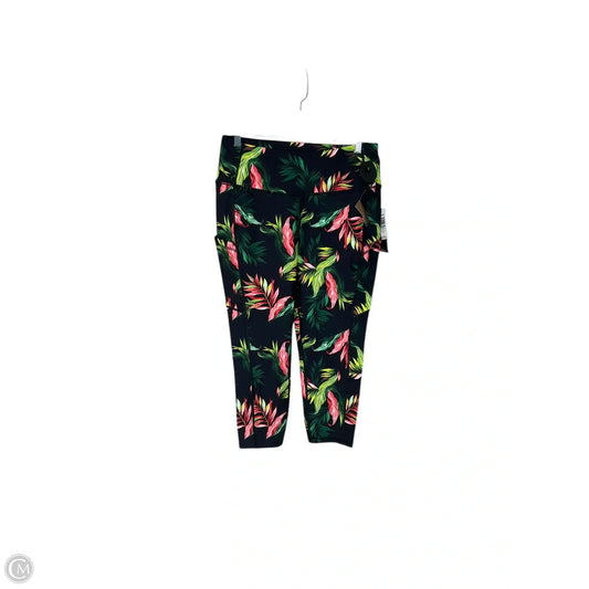 Athletic Leggings By Torrid In Floral Print, Size: 1x
