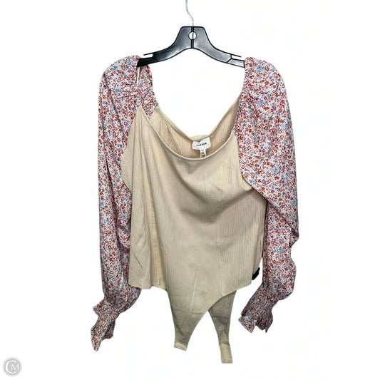 Bodysuit By Cmc In Floral Print, Size: 2x