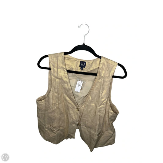 Vest Other By Gap In Gold, Size: L