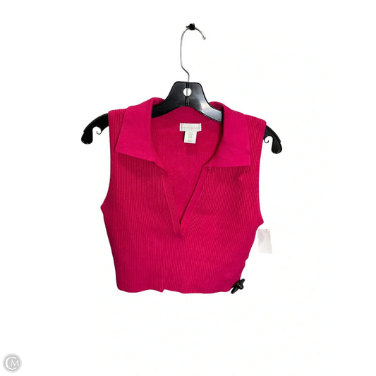Top Sleeveless By House Of Harlow In Pink, Size: M