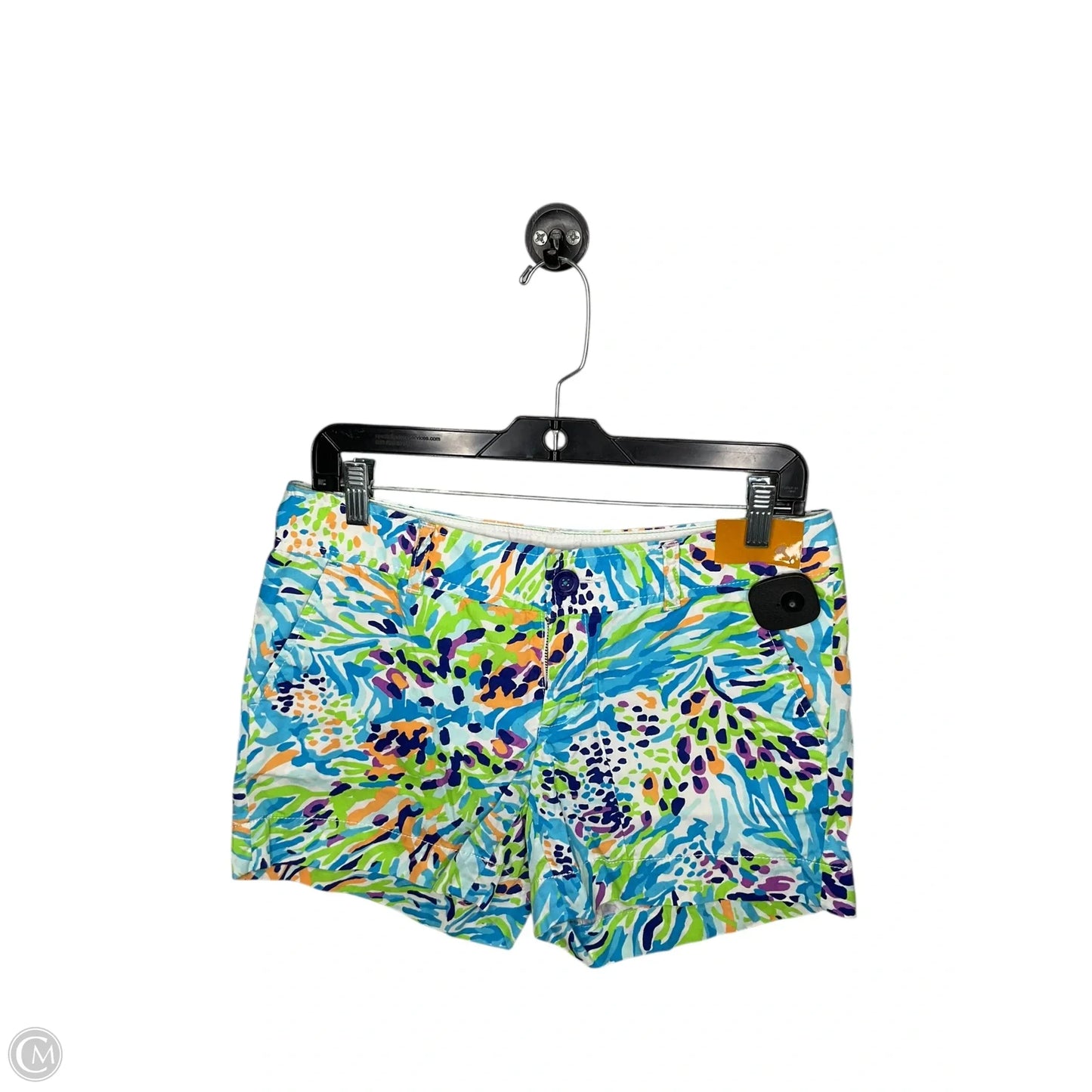 Shorts Designer By Lilly Pulitzer In Blue & Green, Size: 4