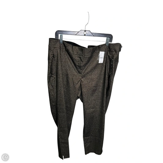 Pants Dress By Lane Bryant In Black & Gold, Size: 22