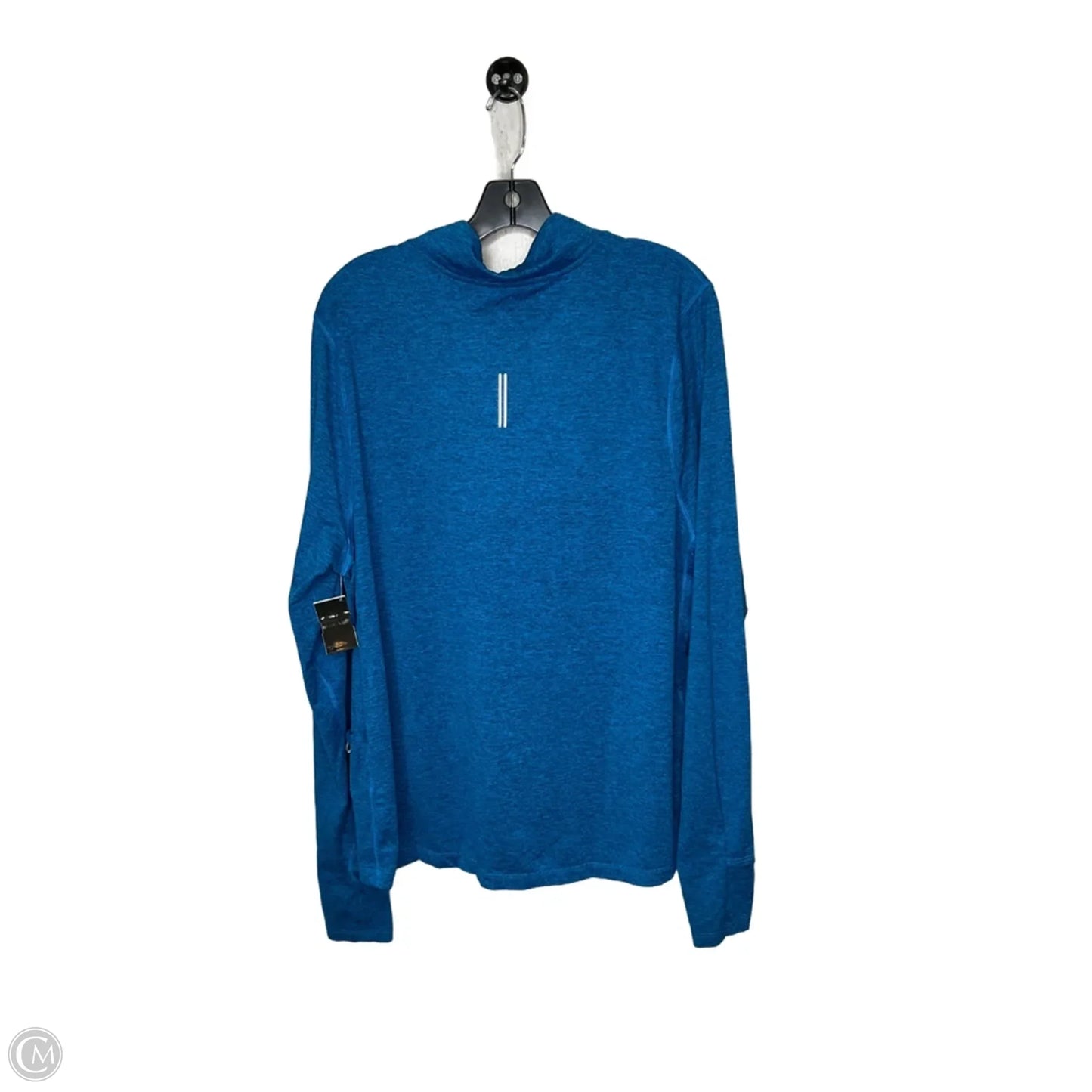 Athletic Jacket By Nike In Blue, Size: 1x