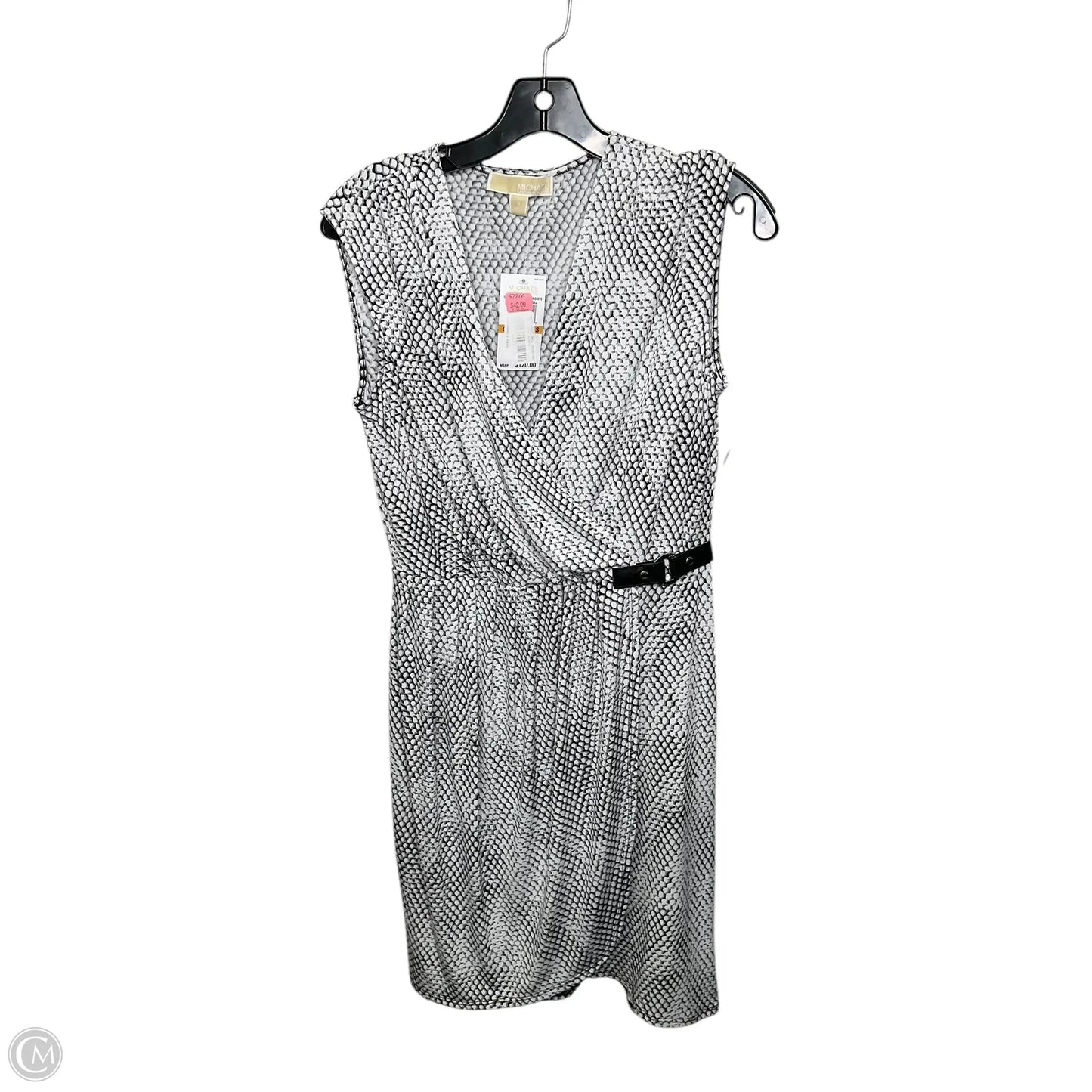 Dress Designer By Michael Kors In Black & White, Size: S