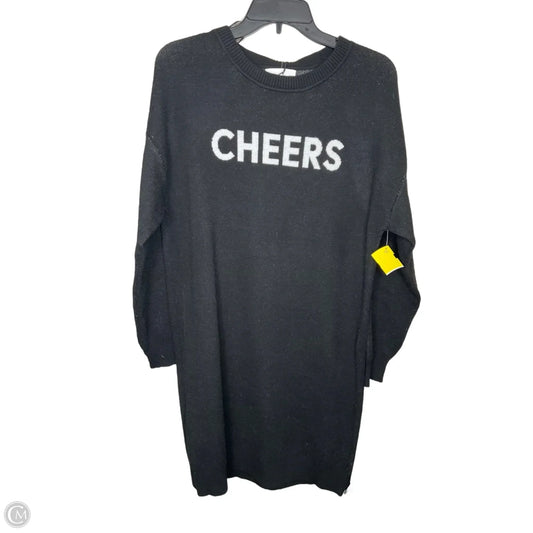 Dress Sweater By Olive And Oak In Black, Size: L