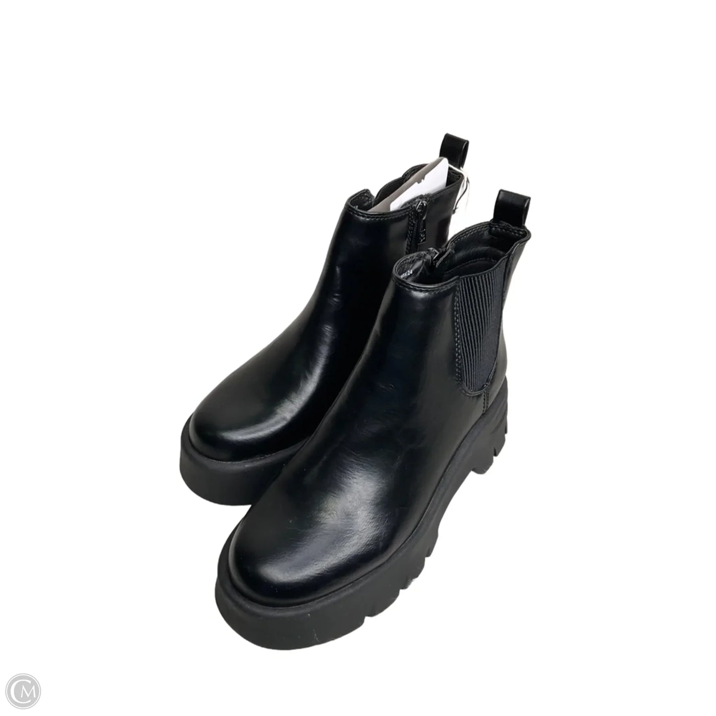 Boots Ankle Heels By Sam And Libby In Black, Size: 7