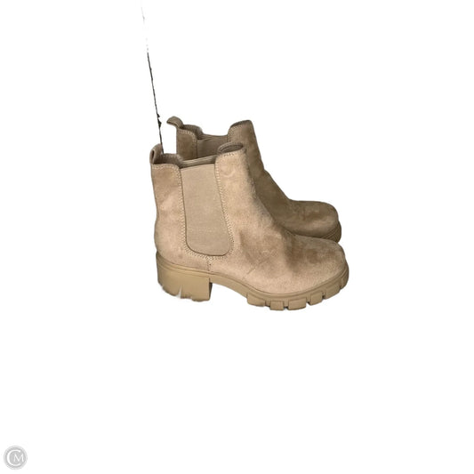 Boots Ankle Heels By Madden Girl In Tan, Size: 7