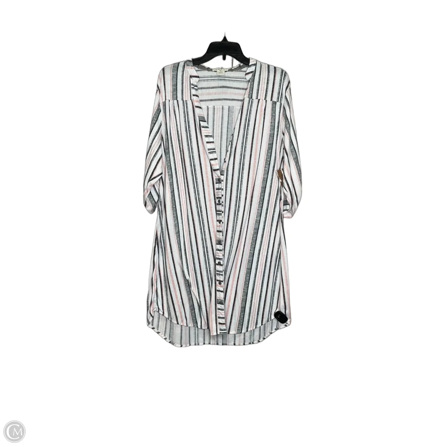 Dress Casual Short By Passport In Striped Pattern, Size: 2x