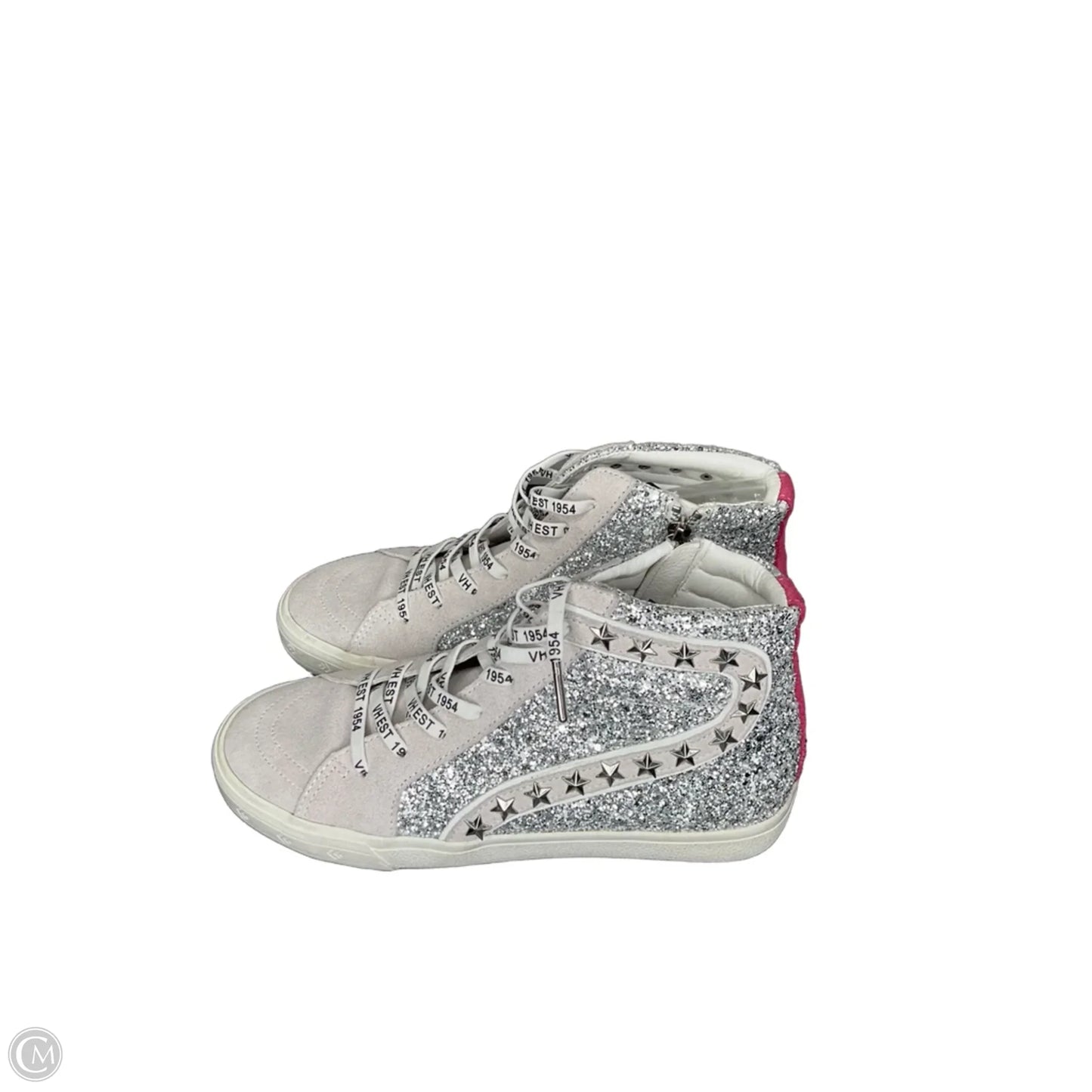 Shoes Sneakers By Vintage Havana In Silver, Size: 10