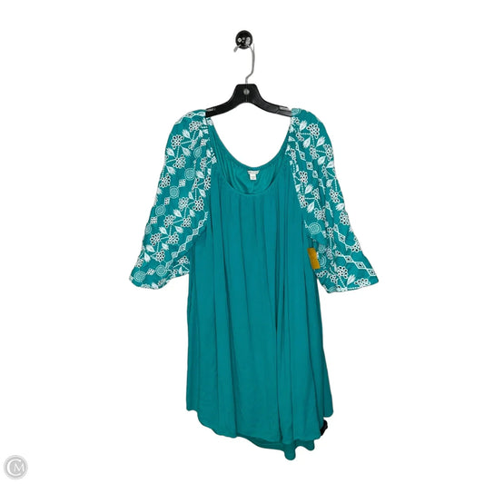 Dress Casual Midi By Cato In Green, Size: 4x
