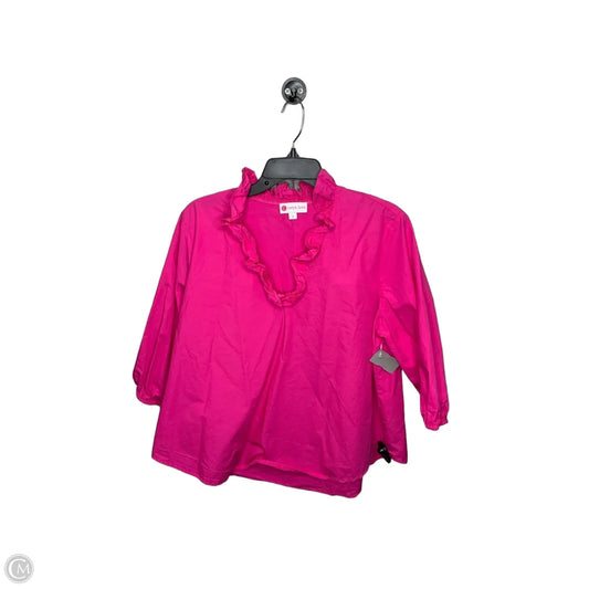 Top 3/4 Sleeve By Clothes Mentor In Pink, Size: Xs