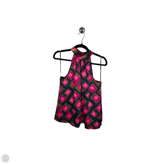 Top Sleeveless By Trina Turk In Blue & Purple, Size: M