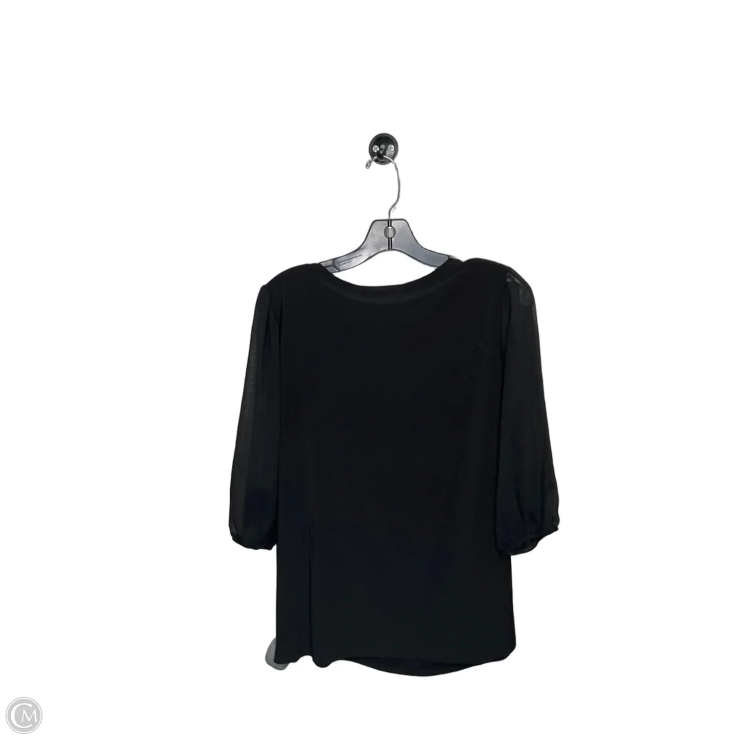 Top Short Sleeve By Clothes Mentor In Black, Size: Medium