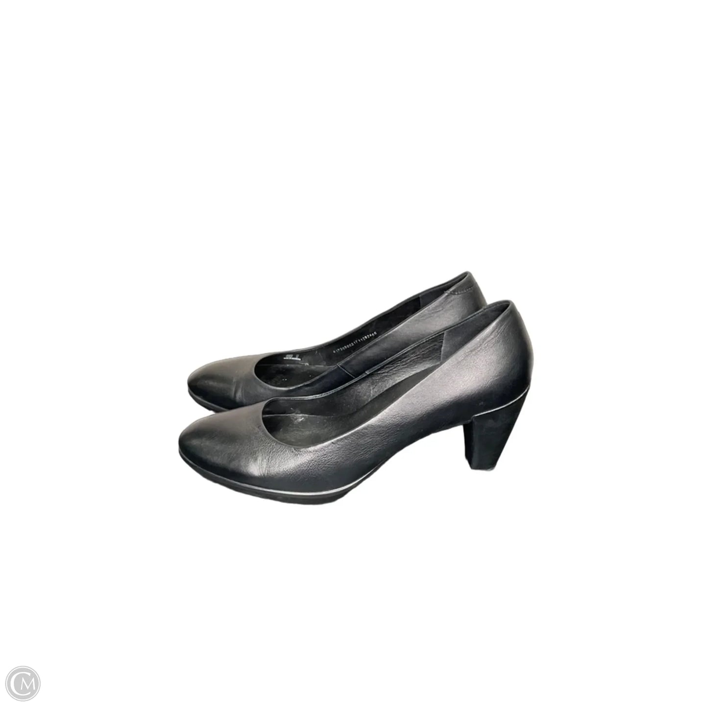 Shoes Heels Block By Ecco In Black, Size: 10