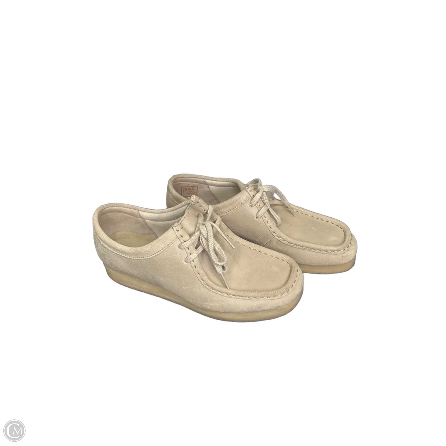 Shoes Sneakers By Clarks In Tan, Size: 8