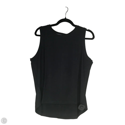Top Sleeveless By Cabi In Black, Size: L