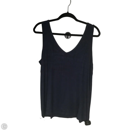 Top Sleeveless By Cabi In Navy, Size: L