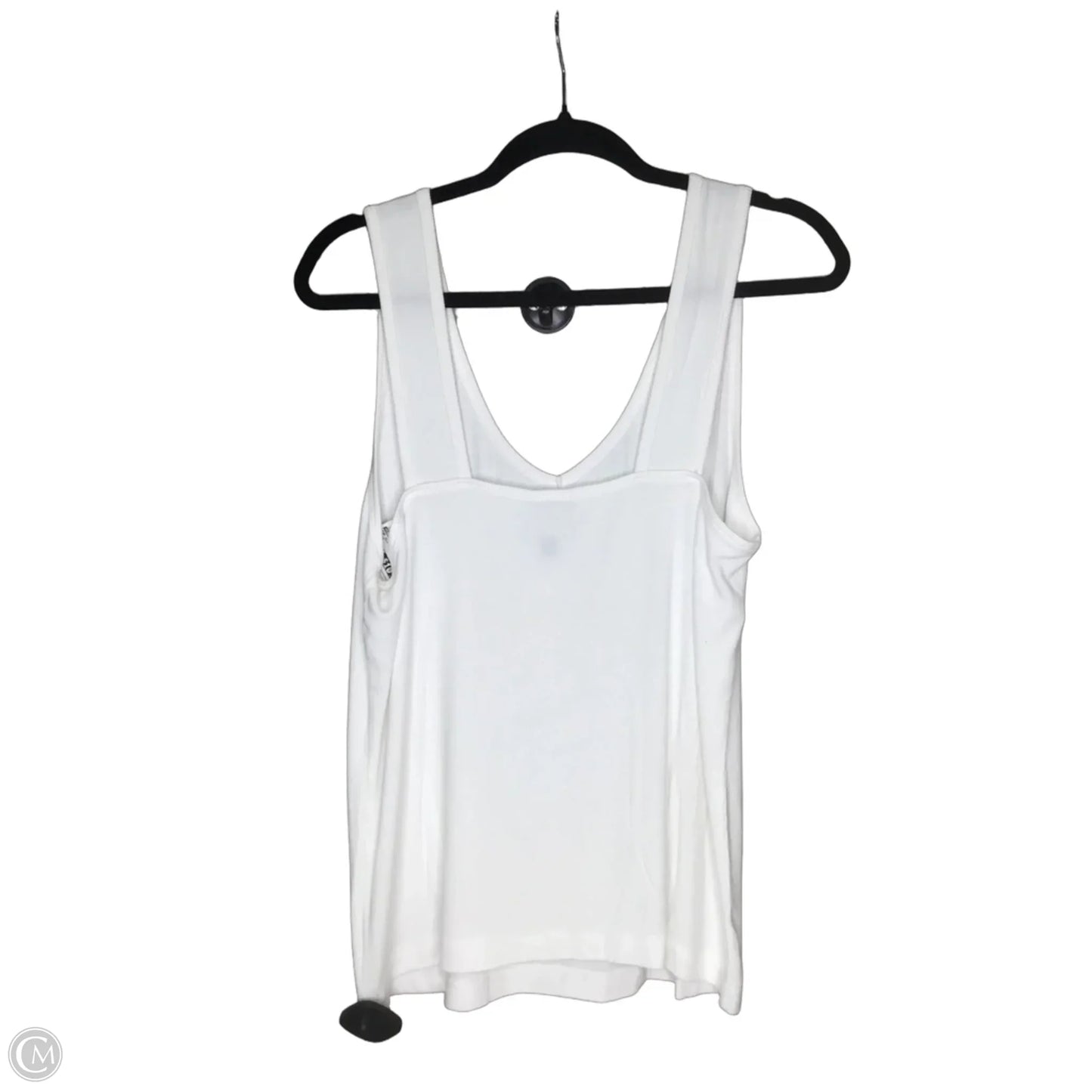 Top Sleeveless By Cabi In White, Size: L