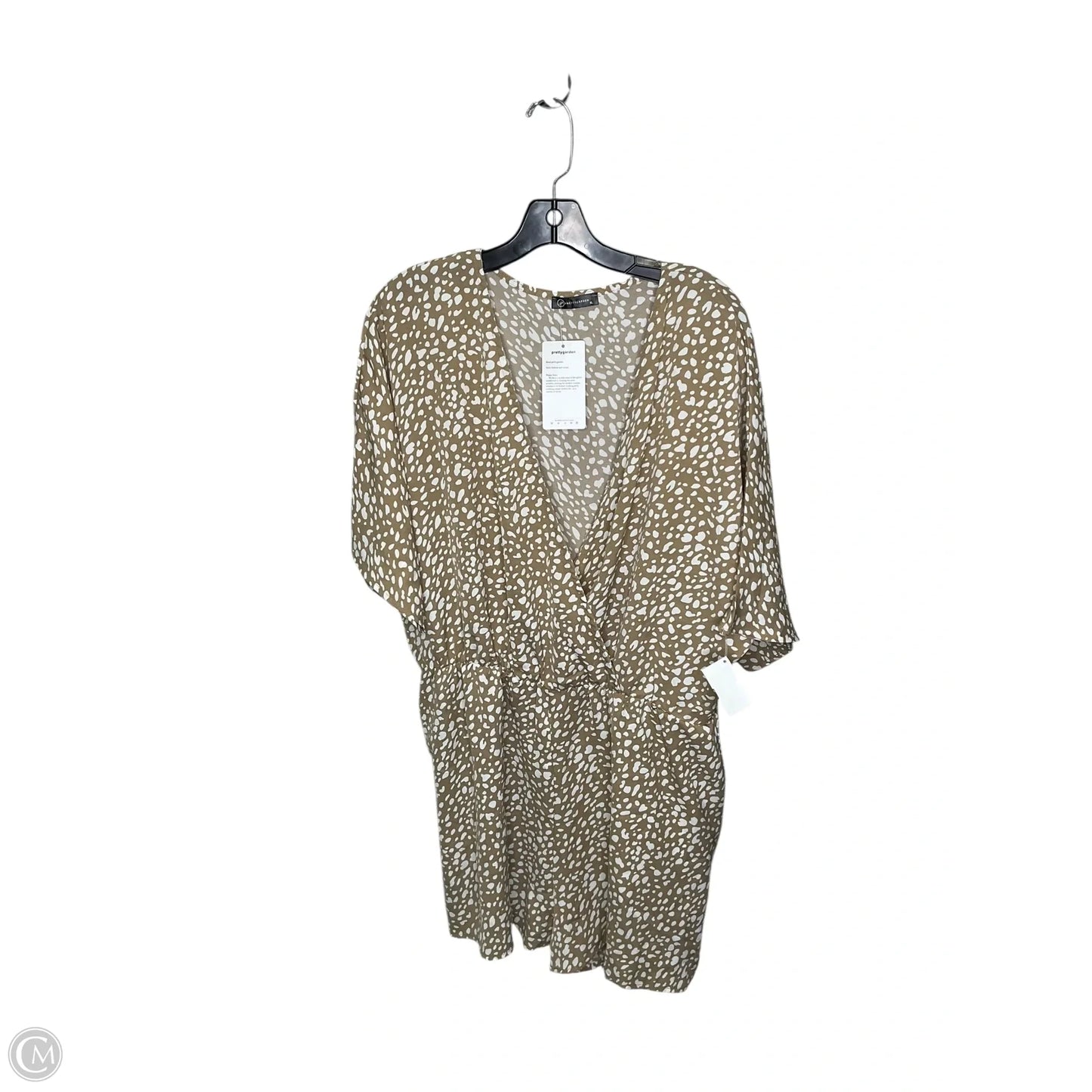 Romper By Clothes Mentor In Brown, Size: Xl