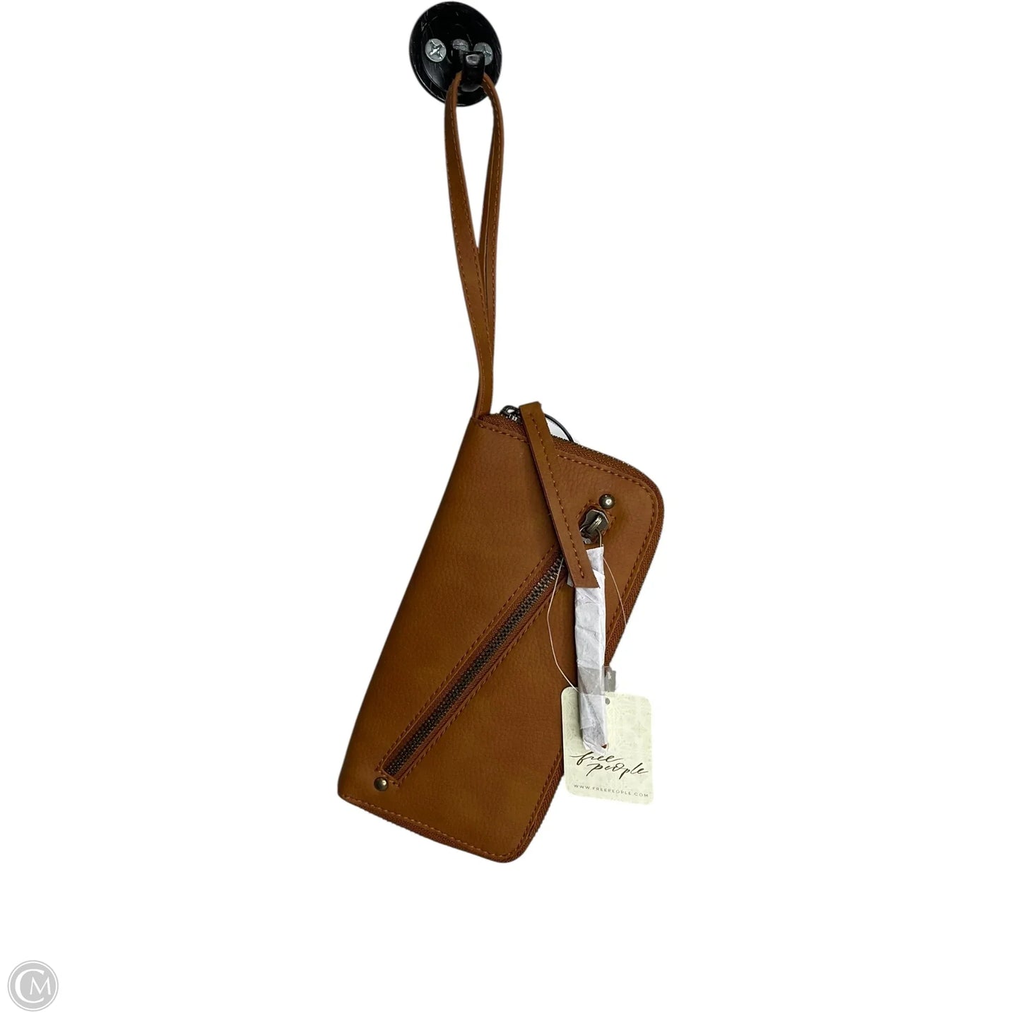 Wallet Leather By Free People, Size: Medium