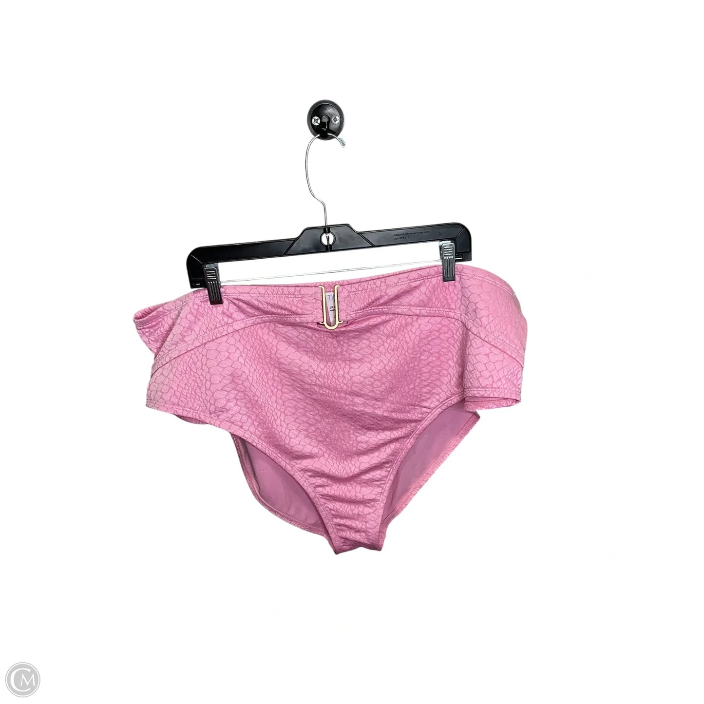 Swimsuit Bottom By Time And Tru In Pink, Size: 3x
