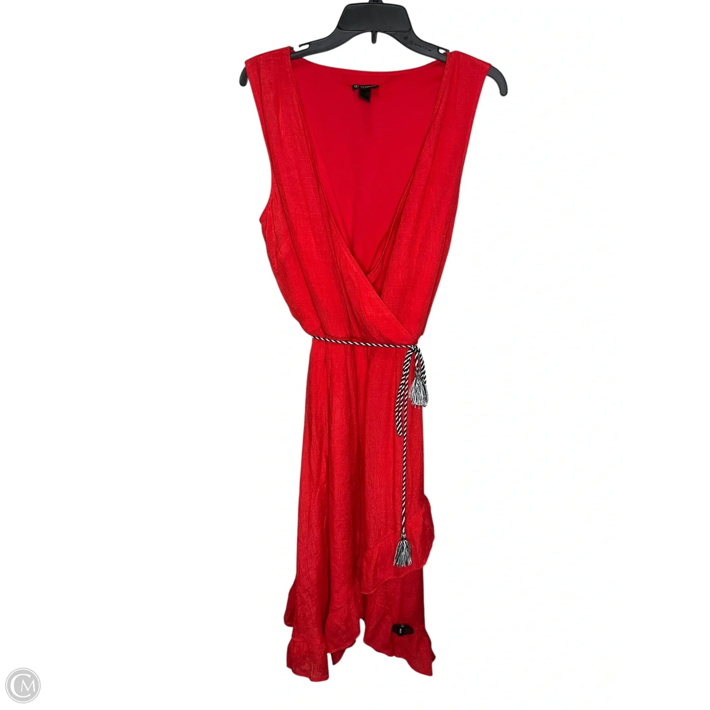 Dress Casual Midi By New Directions In Red, Size: Xl