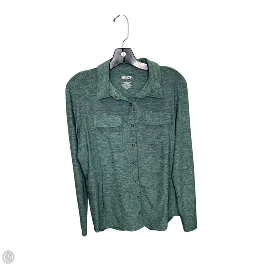 Top Long Sleeve By Duluth Trading In Green, Size: M