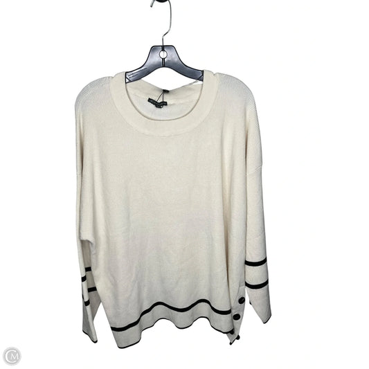 Sweater By Adrianna Papell In Cream, Size: 2x