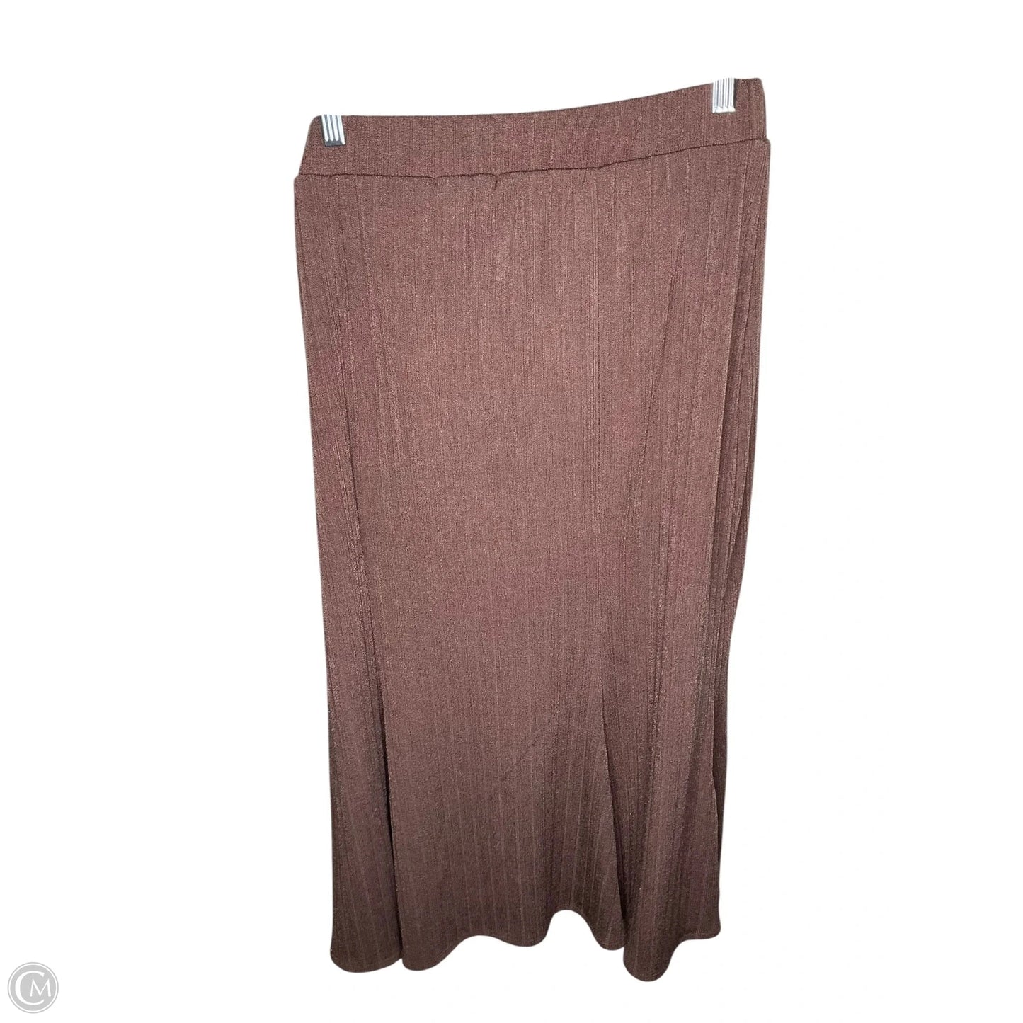 Skirt Maxi By Gilli In Brown, Size: 2x