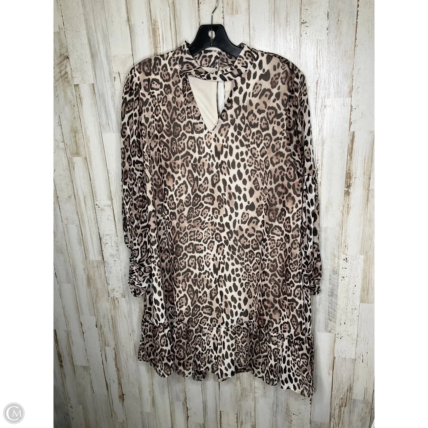 Dress Casual Short By Cato In Animal Print, Size: M